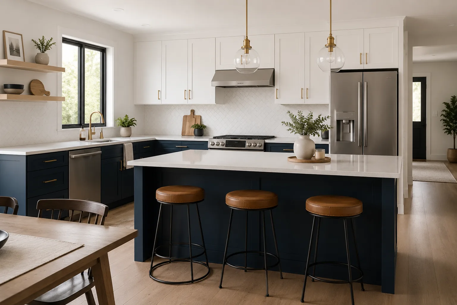 Finition Bleu marin