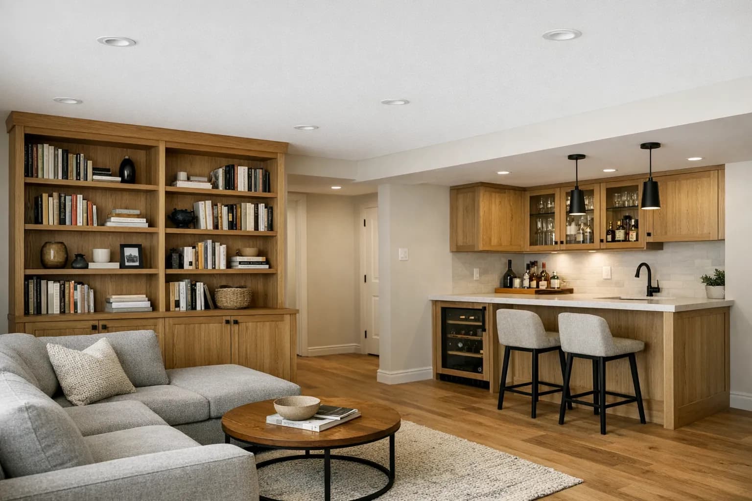Aménagement de sous-sol sur mesure