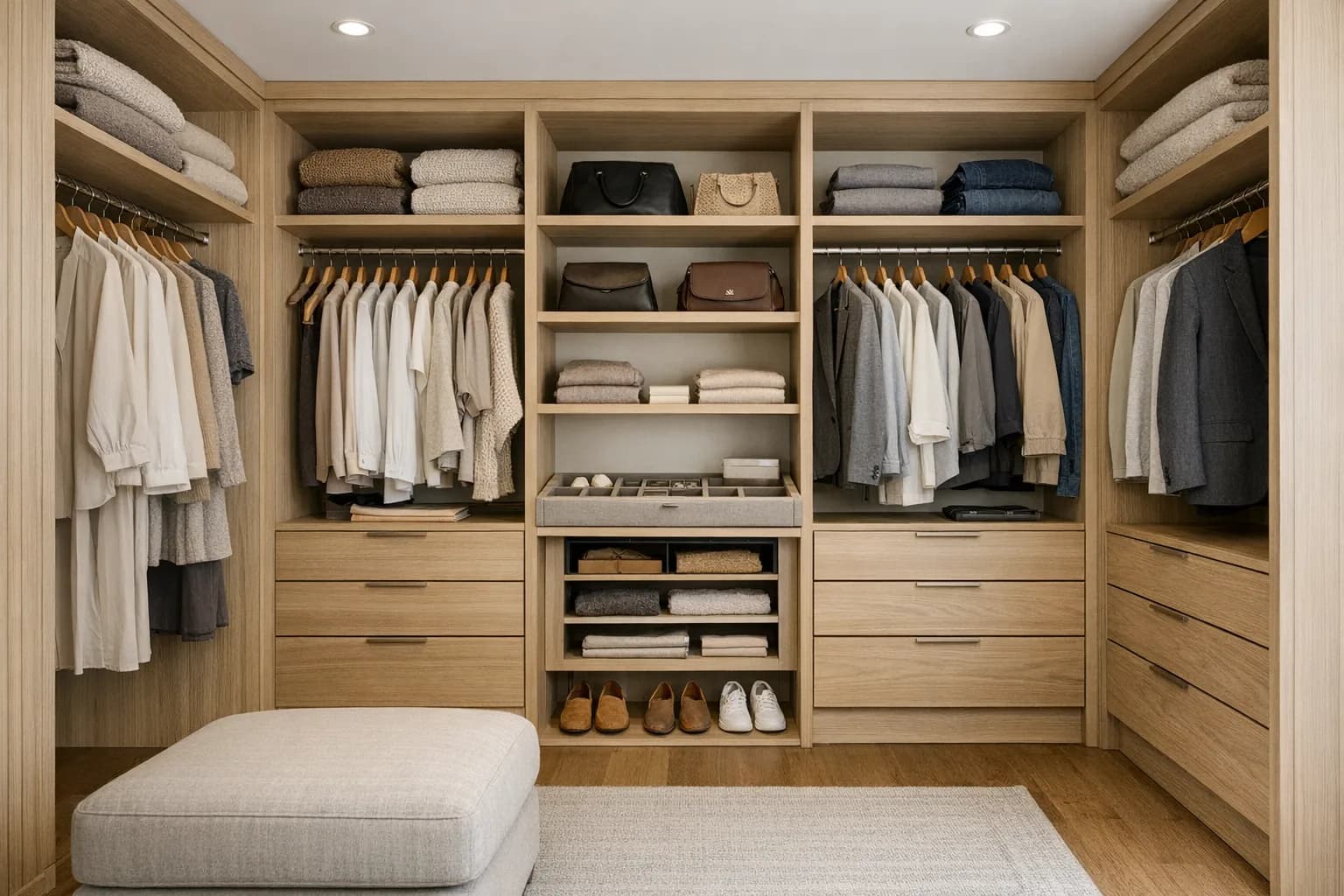 Custom walk-in closet and storage projects