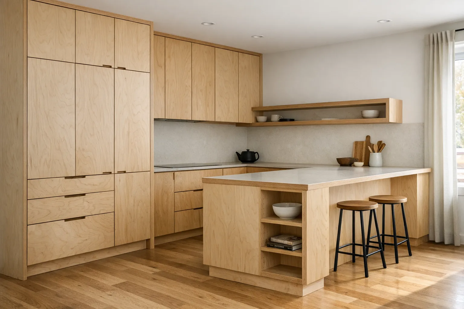 Cuisine sur mesure avec structure durable