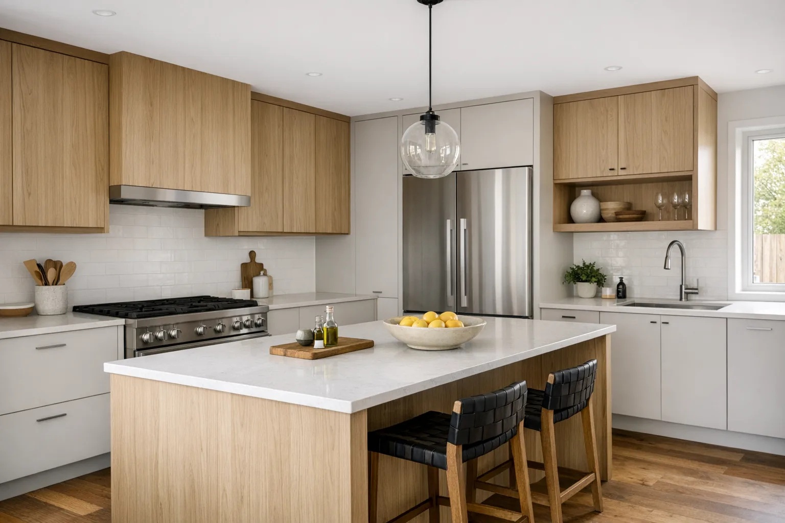 Armoires de cuisine en stock prêtes à installer