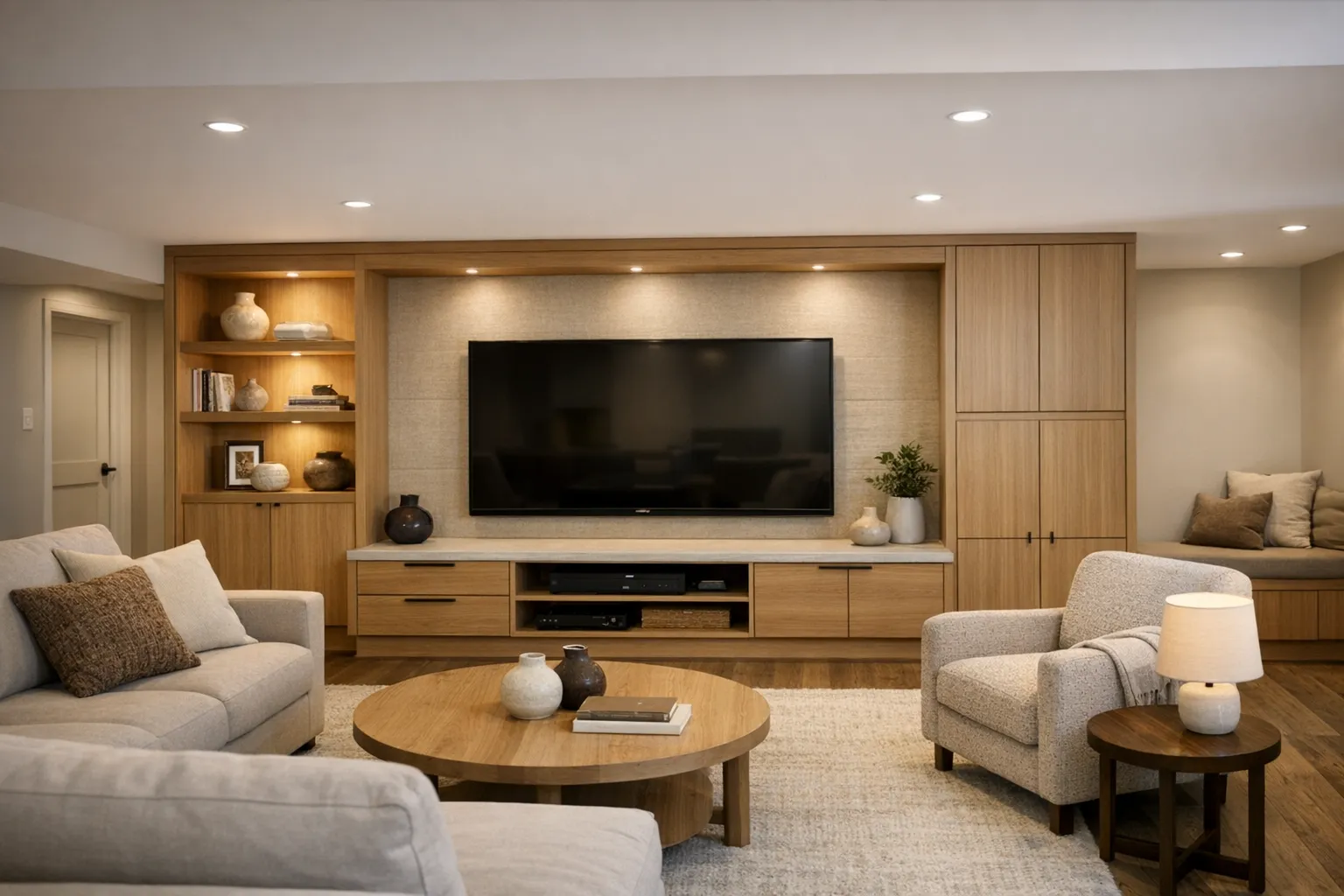Aménagement de sous-sol sur mesure