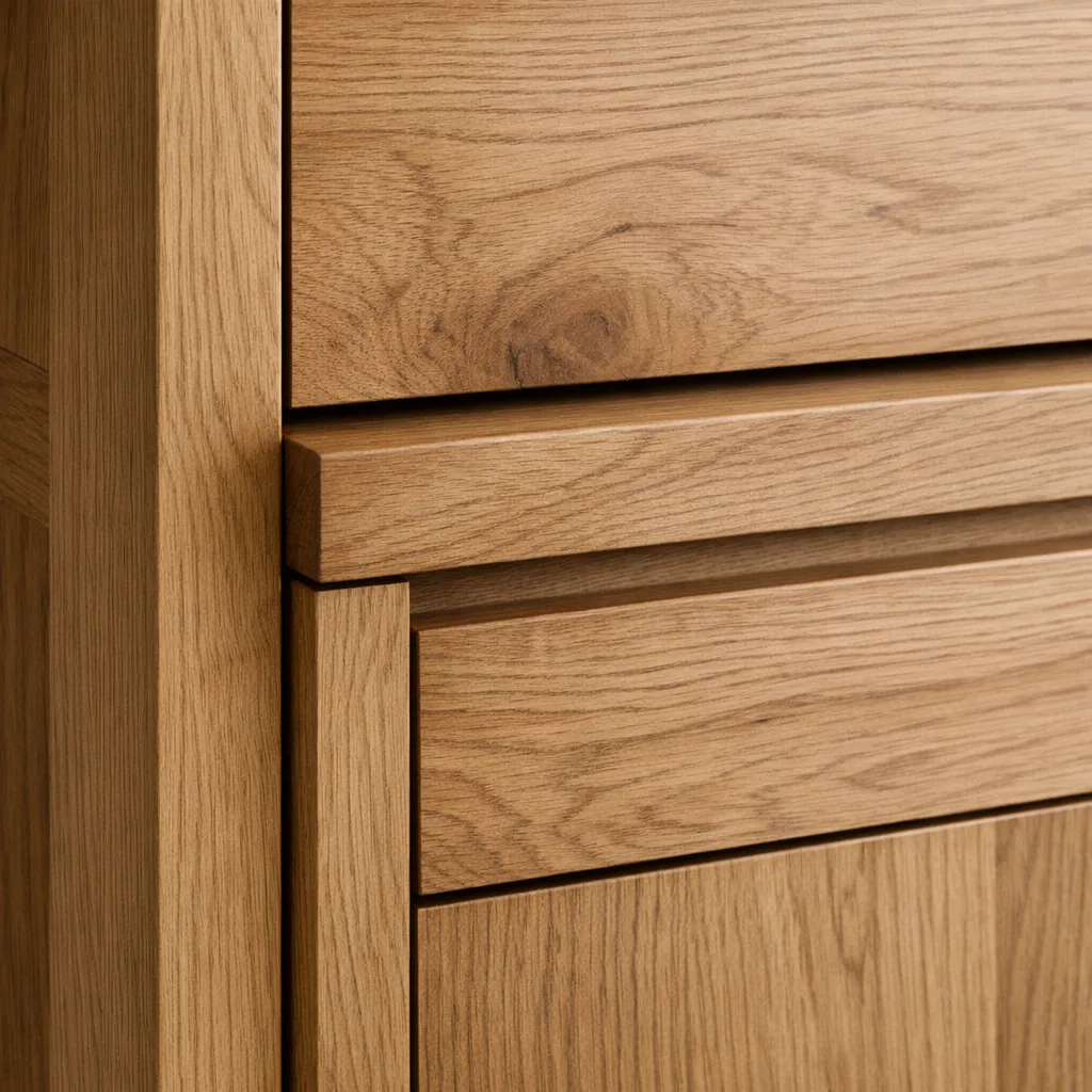 Finition en bois massif naturel