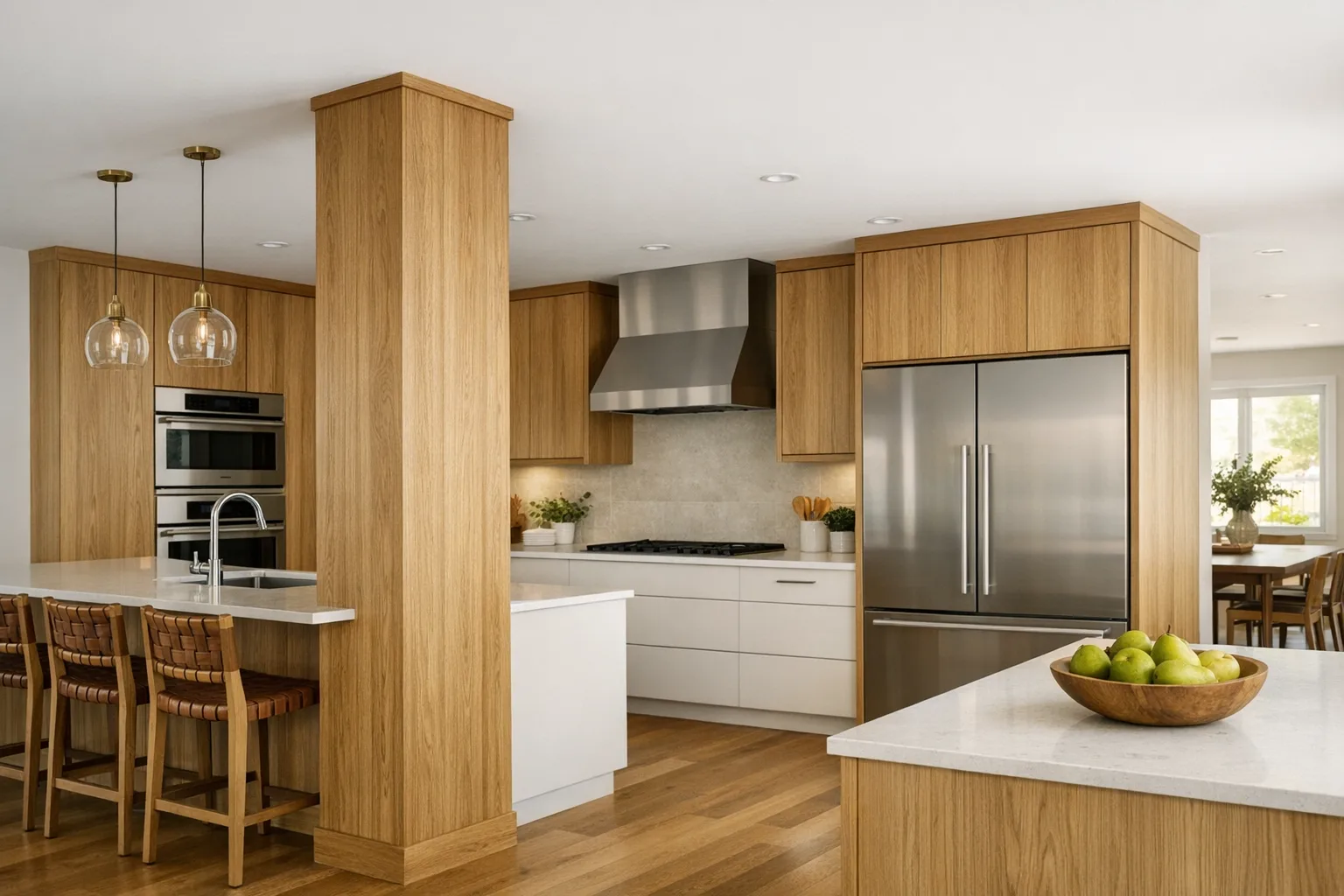 Cuisine sur mesure avec installation précise