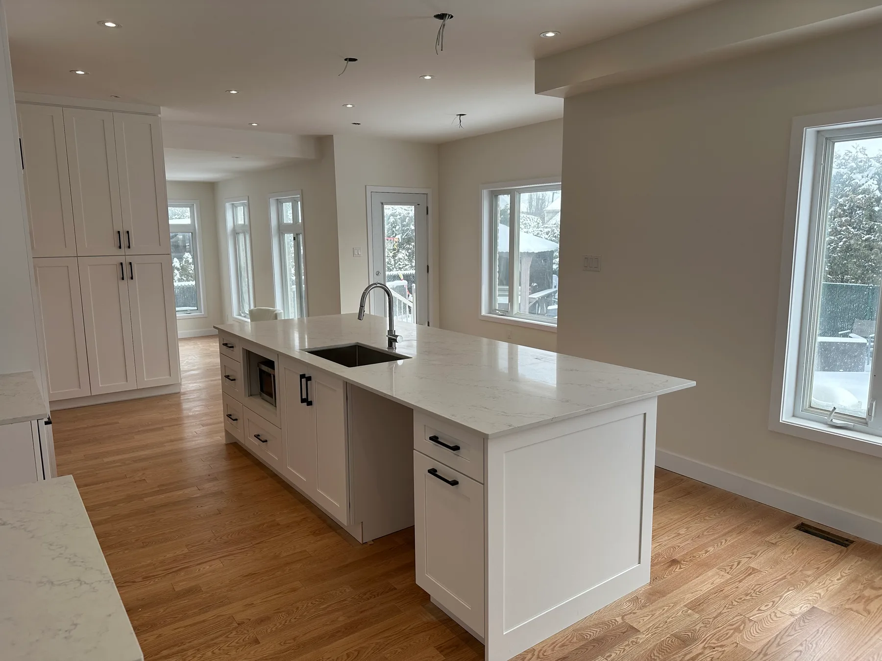 Rénovation complète de cuisine résidentielle